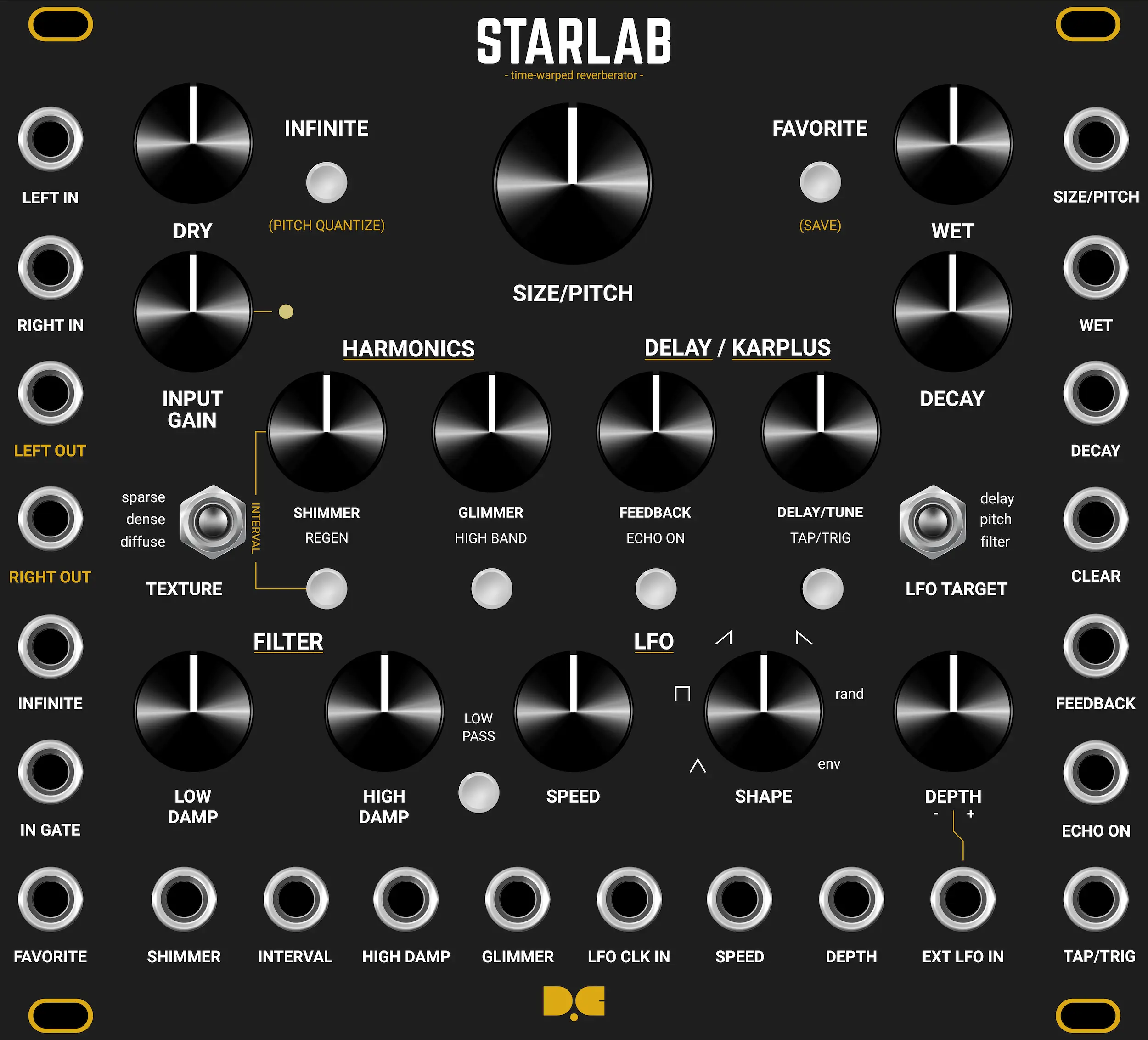 STARLAB BLACK PANEL - Dusty Clouds