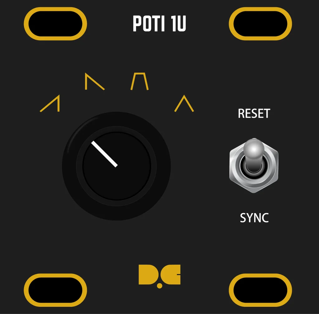 POTI 1U with components